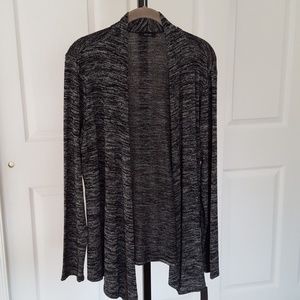 Apt 9 Black & Grey sweater blazer